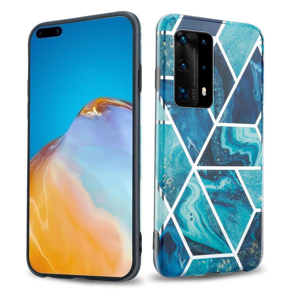 Cadorabo Hülle Für Huawei P40 – TPU Silikon, Kratzfest, Schlank, Rundumschutz