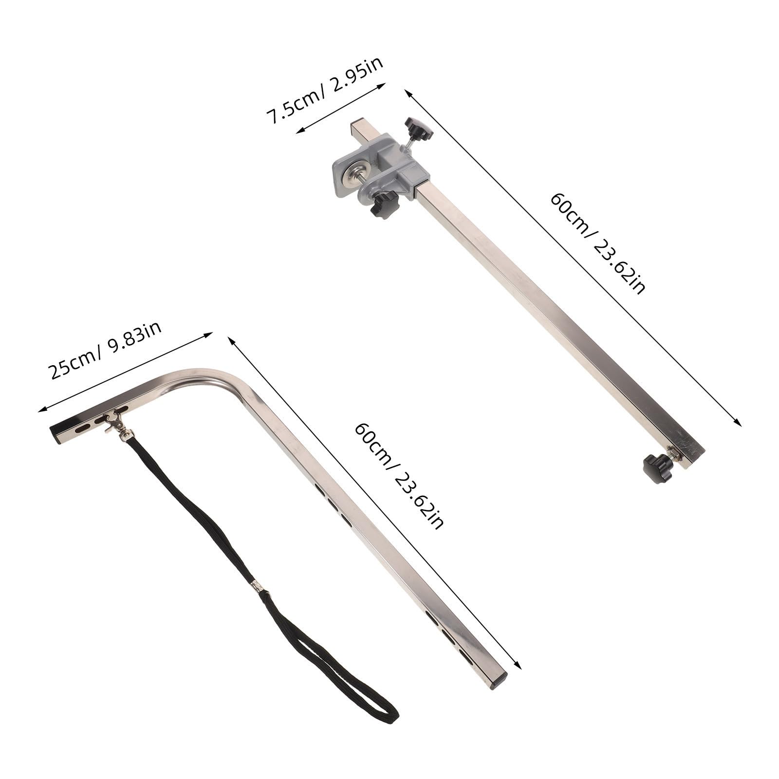 Soporte Ajustable para Mesa de Peluquería de Mascotas Accesorio de Barra Elevadora para Grooming Seguro y Cómodo