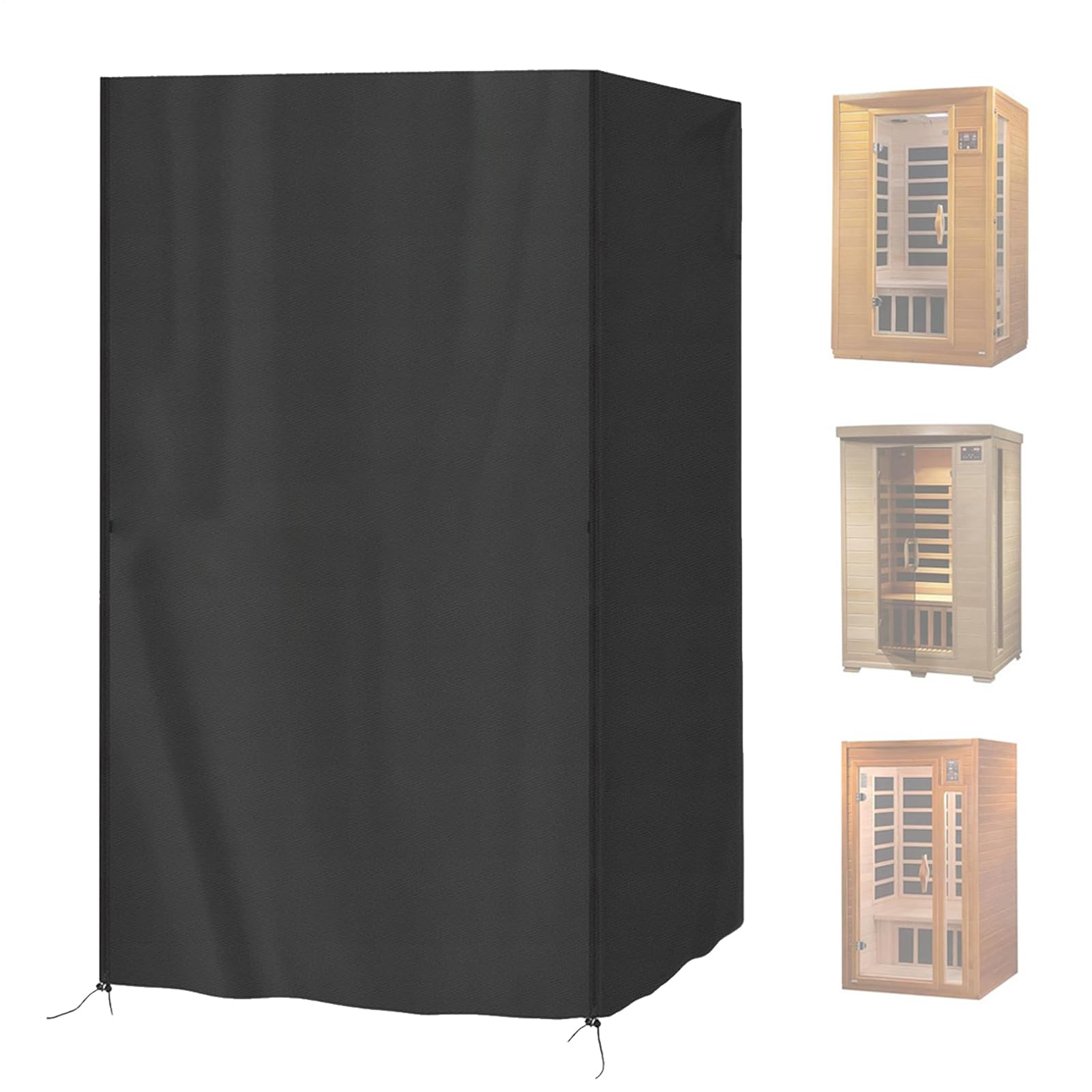 Housse de sauna extérieur étanche bâche protection portable imperméable - 8