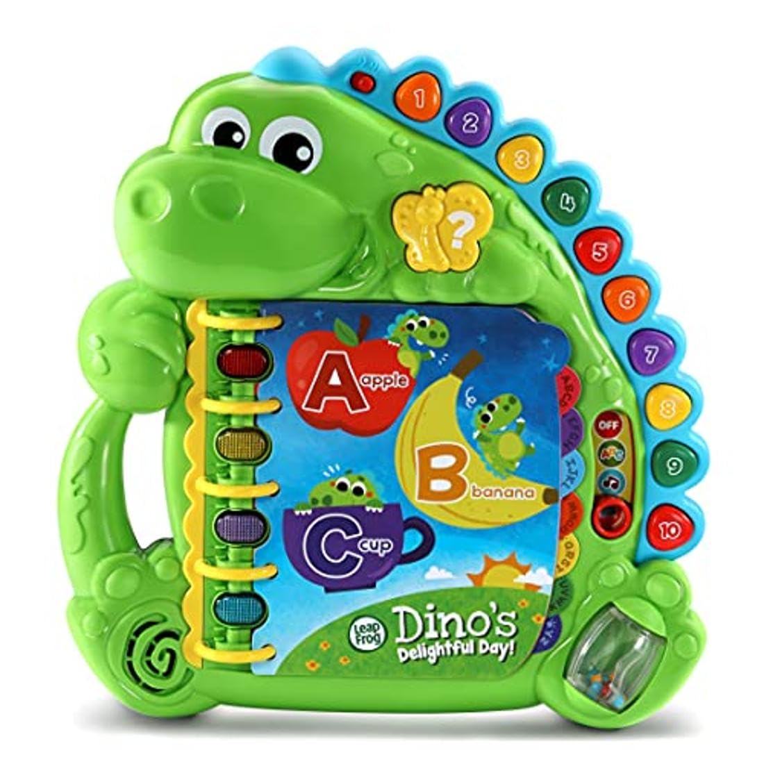 Dino's Delightful Day Baby Book | Educational and Interactive Playbook Toy with Music & Sound |Toddler and Pre School Book for Boys & Girls 1, 2, 3, 4+ Year Olds