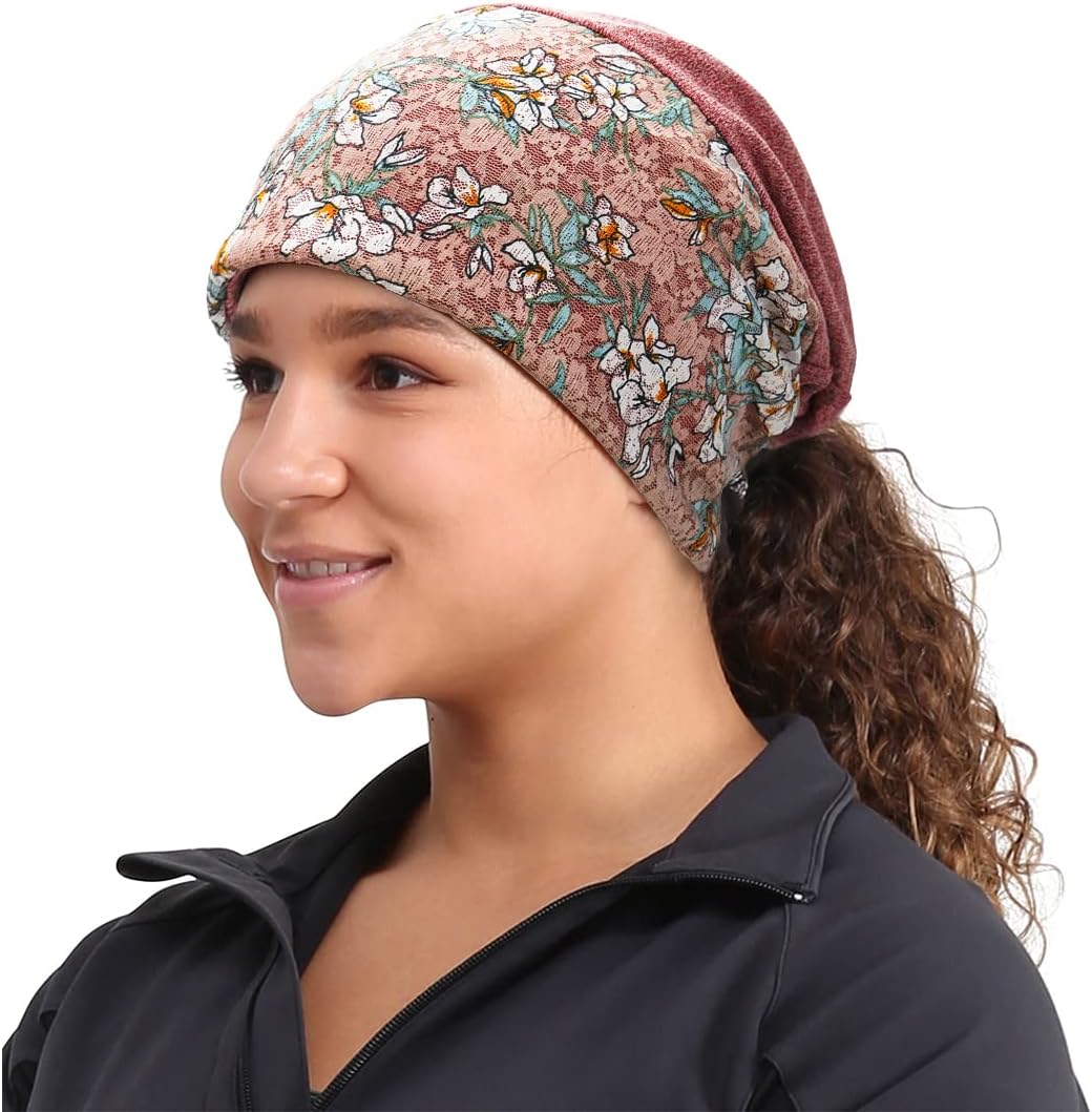 Women's Baggy Slouchy Beanie Chemo Hat Cap Scarf - Image 7