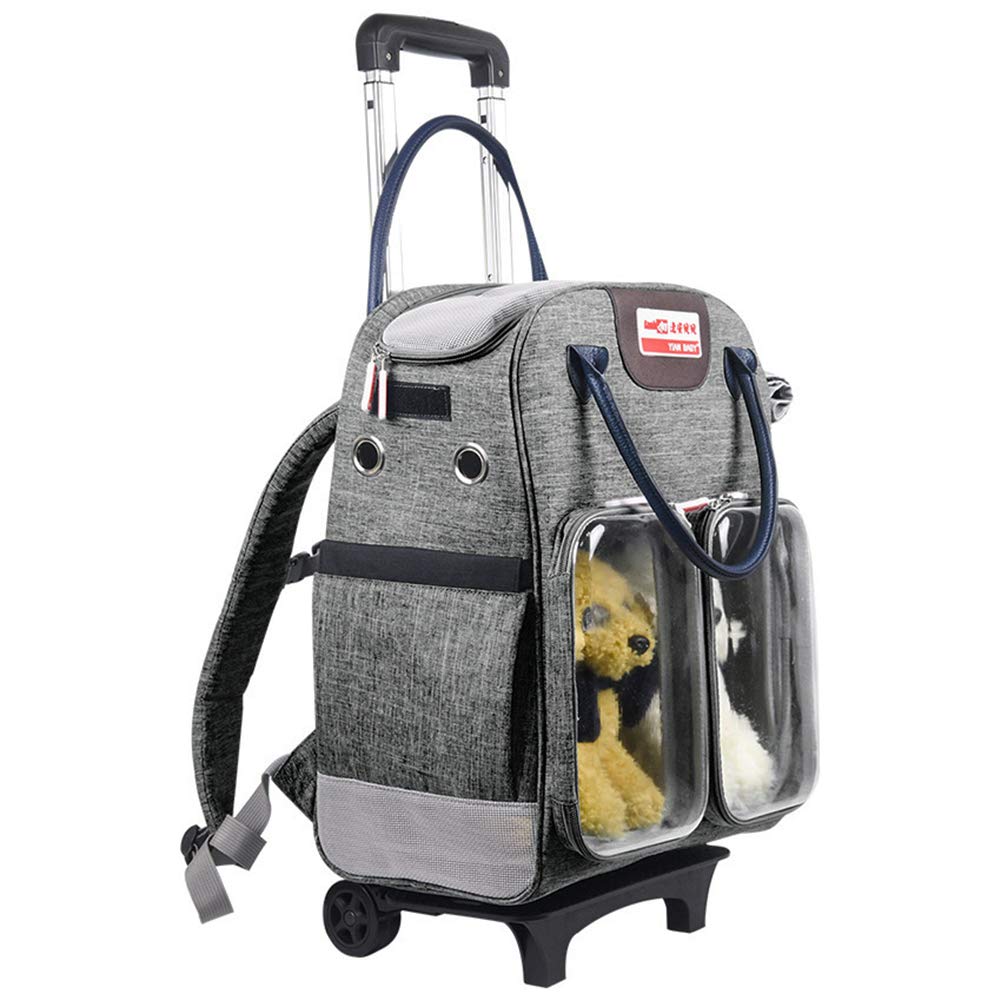 Mochila para mascotas de viaje multifunción de doble puerta hasta 6kg