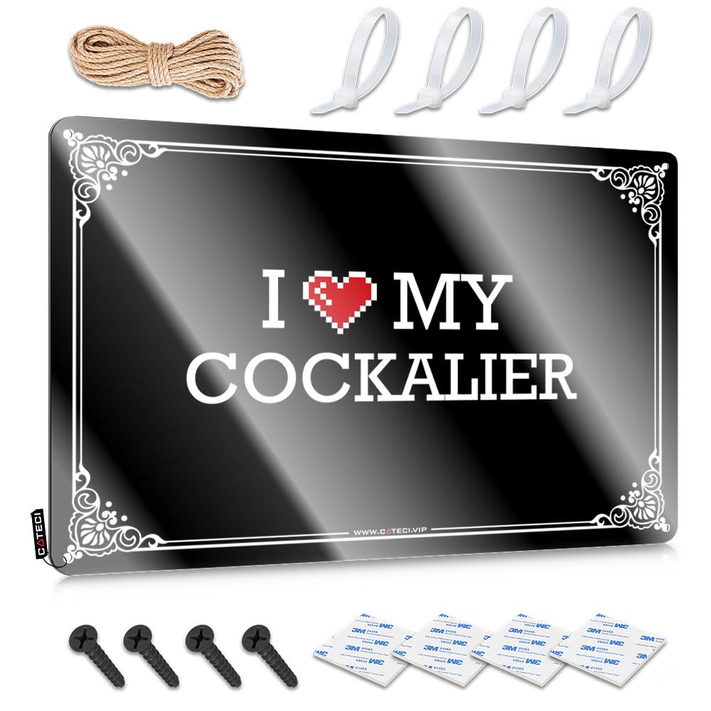 Coffee, Tin Sign Rv Sweet I Love My Cockalier | Rustic Decorative Wall Art(30X40CM)