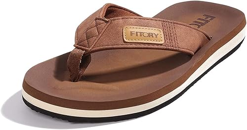 FITORY - Sandalias tipo pata de gallo, de playa y cómodas para hombre, tallas 6-15