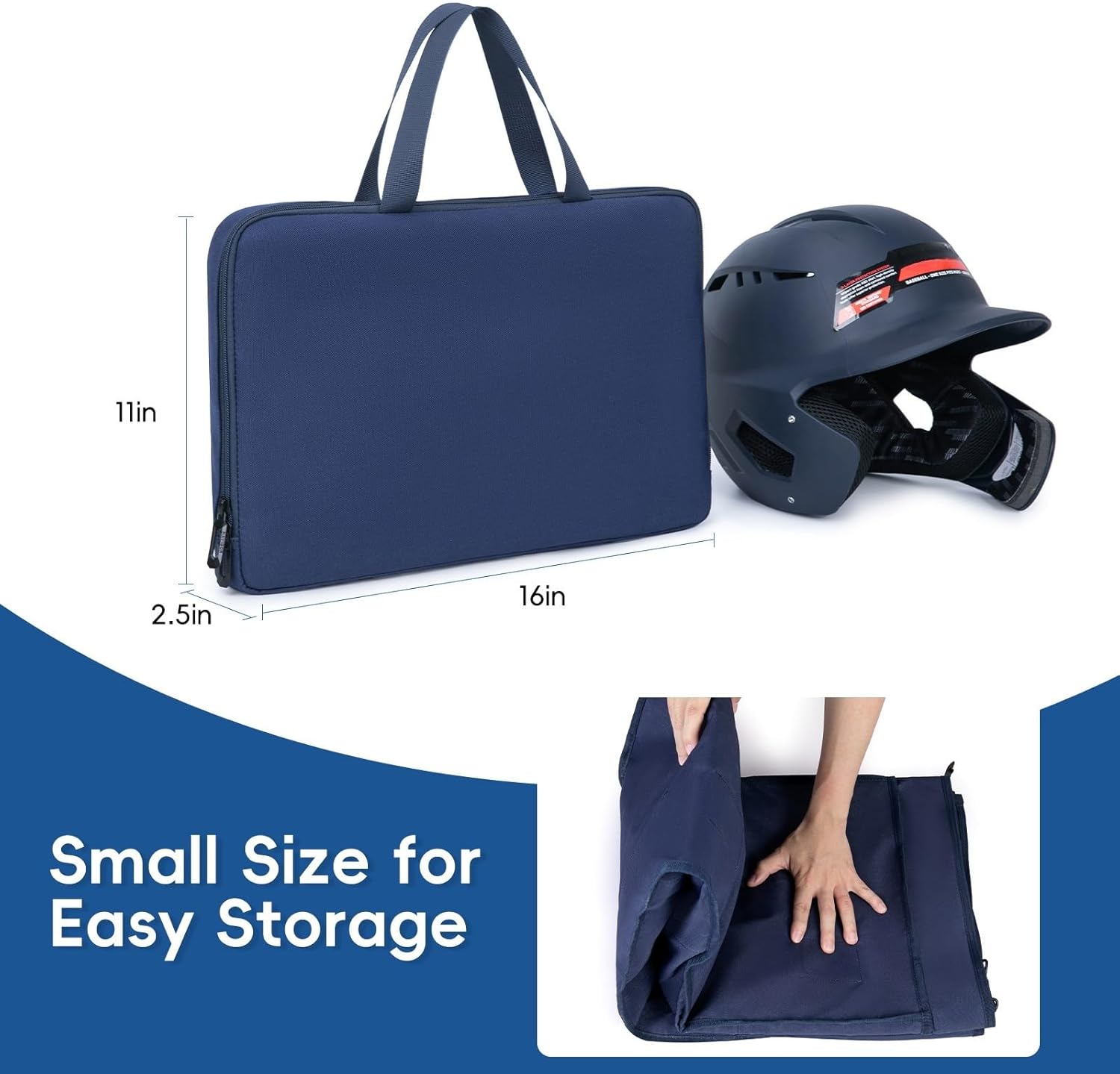 KAVIGOR Baseball/Softball Dugout Organizer - 15+ Helmet & Glove Storage Bag, Military-Grade 900D Fabric & 6 Reinforced Steel Hooks