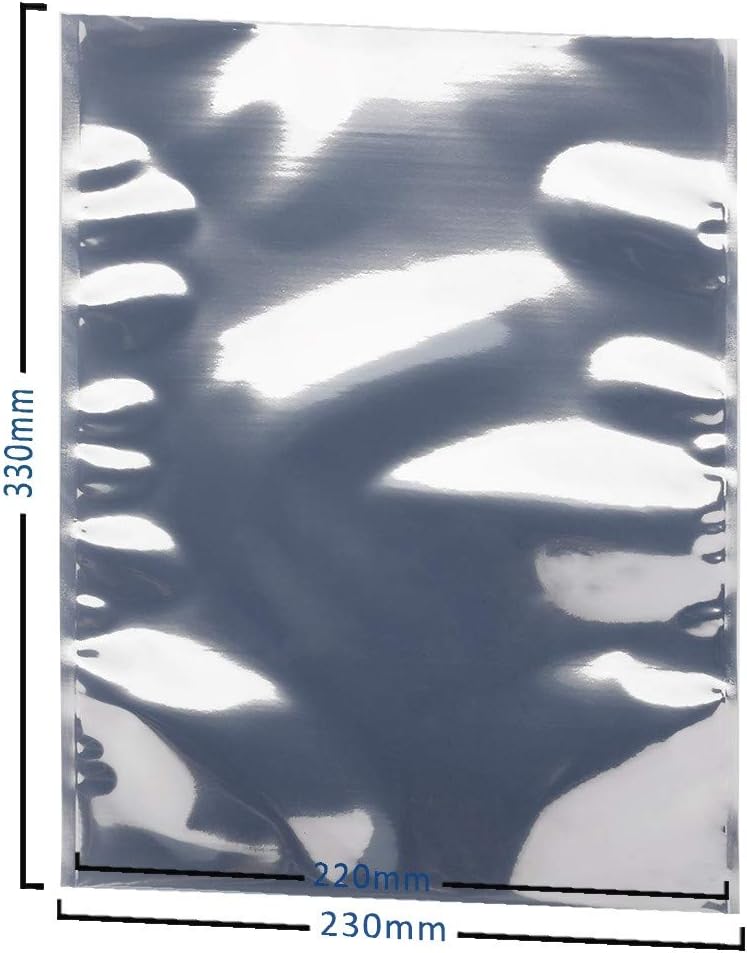 New Lon0167 100 Pcs Featured 13"x9.1" 330x230mm Flat reliable efficacy Open Top Anti-Static Shielding Bag for HDD And Electronic Device(id:b37 cd e6 ffb)