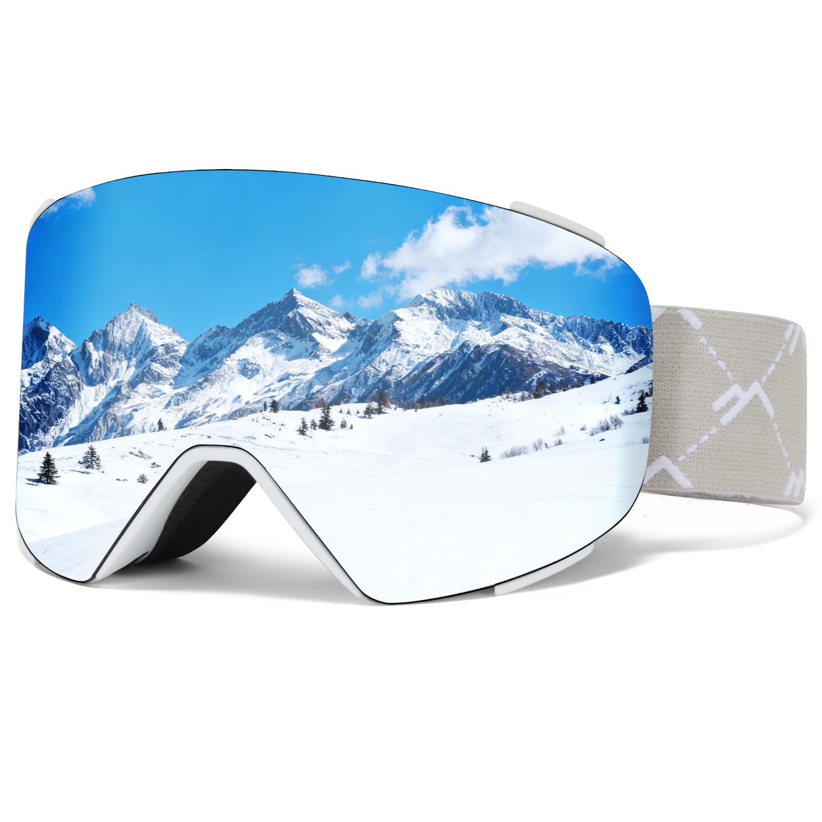 Ski Goggles OTG for Women Men Adult Youth,YH693C Magnetic Snowboard Goggles,Winter Snow Goggles for Skiing Skating