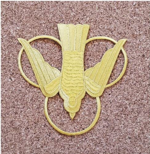 Trinity Dove Embroidered Iron On Applique Patch, Holy Spirit, Vestment 5" - for Hats, Shirts, Shoes, Jeans, Jacket