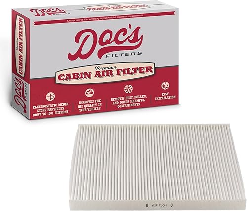 Doc's Filters Filtro de aire de cabina DC3978  Compatible con Nissan Altima 2013-2018, MaximaMurano 2016-2022, Pathfinder 2013-2020, Infiniti QX60