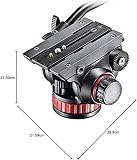 Manfrotto MVH502AH Video Head with Flat Base and Fixed Lever, Video Head for Compact Video Cameras and DSLR Cameras, for Filming, Videography, Content Creation, Vlogging, Live Streaming, Black - 10