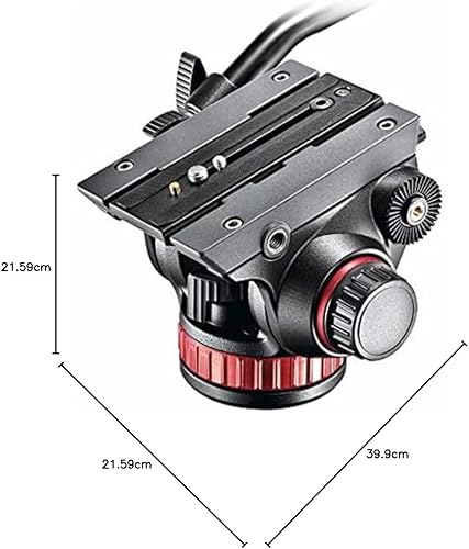 Manfrotto MVH502AH Video Head with Flat Base and Fixed Lever, Video Head for Compact Video Cameras and DSLR Cameras, for Filming, Videography, Content Creation, Vlogging, Live Streaming, Black - 10