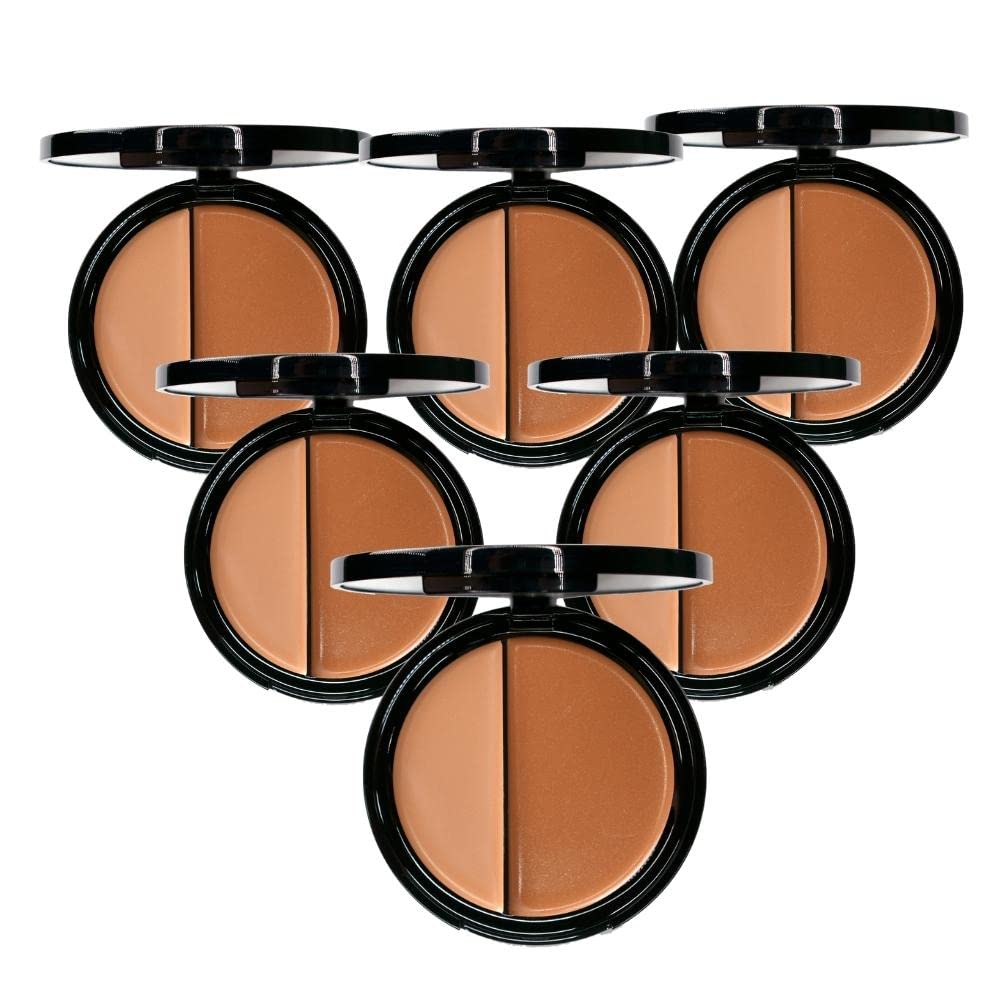EVE PEARL HD Dual Foundation Full Coverage Foundation Set Long Lasting Everyday Non Greasy Lightweight Texture Makeup Set