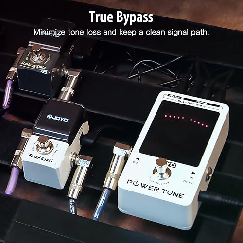 Miniatura 118 de JOYO Pedal de distorsión de alta ganancia de AC/DC Crunch a Heavy Metal con ecualizador de rango completo para efecto de guitarra eléctrica - Bypass