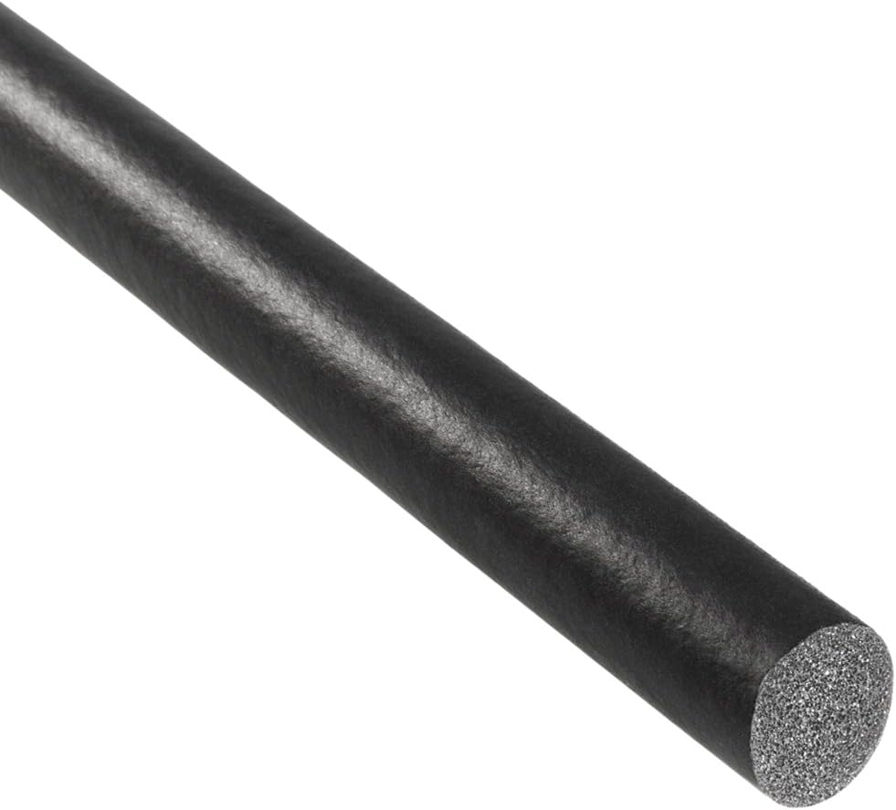 TRIM-LOK Rubber Seal Cord, 0.5-Inch Diameter, 25-Foot Length, Solid EPDM Foam Tubing for Sealing Cases, Tackle Boxes, and Cooler Lids, Custom Fit O-Ring Replacement or Backer Rod