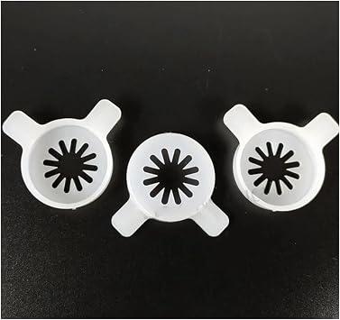 3 in 1 Modeling Caps of Soft Serve Ice Cream Machine Spare Parts Snowflake Shaped Moulding Lids Accessories Inner Diameter 29mm