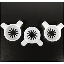 3 in 1 Modeling Caps of Soft Serve Ice Cream Machine Spare Parts Snowflake Shaped Moulding Lids Accessories Inner Diameter 29mm