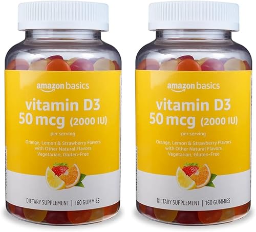 Vista 6 de Marca Yaxa Solimo Vitamina D3 2000 IU, 160 gomitas (2 gomitas por porción)