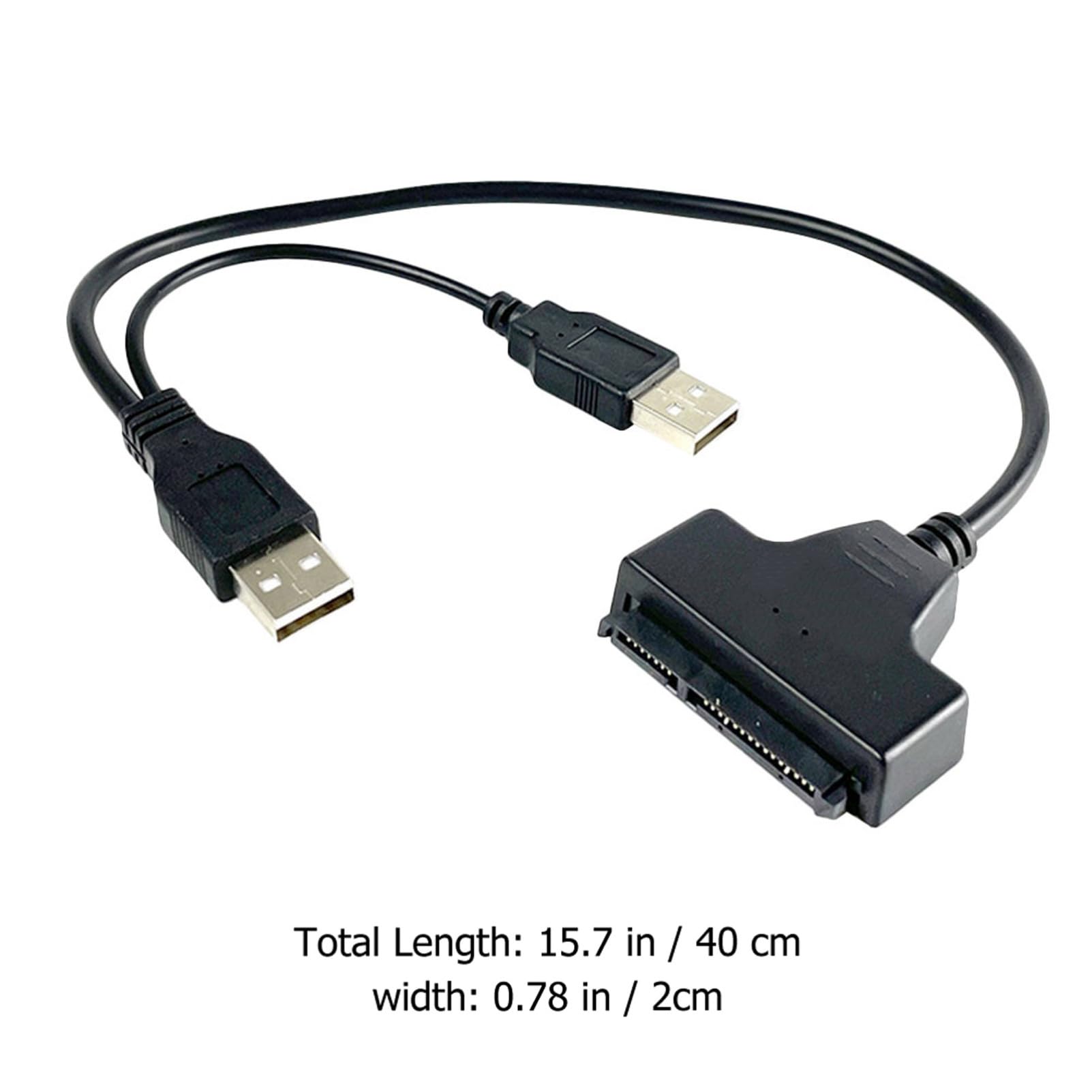 BESTonZON 6 Pz Cavo dati HDD cavo USB 2. Cavo per disco rigido da 5 pollici adattatore cavo del disco rigido dati del semplice facile da guidare cavo di azionamento