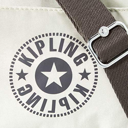 Kipling Bolsa transversal, Prata dinâmica, 9x24x17 cm (LxWxH)