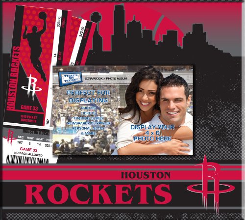 NBA Houston Rockets Ticket and Photo Album Scrapbook, Small : Amazon.in ...