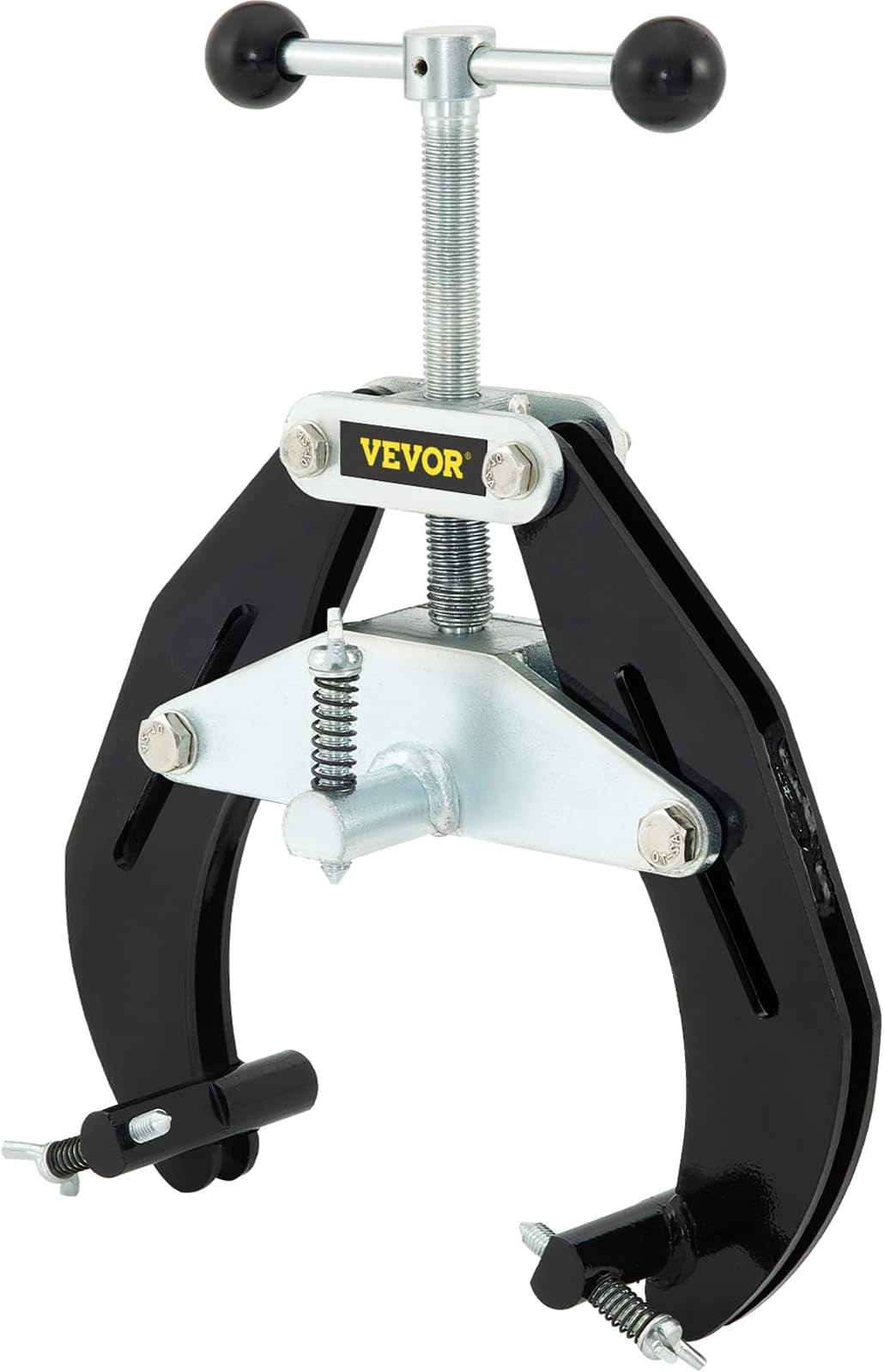 VEVOR Pipe Clamp, 2 to 6 in, High Strength Ultra Clamp with Quick Acting Screws, Steel Pipe Alignment Tool with Lightweight Design, Black