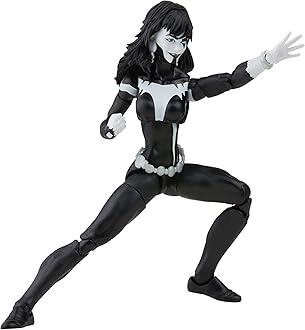 Spiderman Marvel Legends Series Marvel's Shriek 15cm Collectible Action Figure Toy and 4 Accessories and 2 Build-A-Figure Part, Multicolor