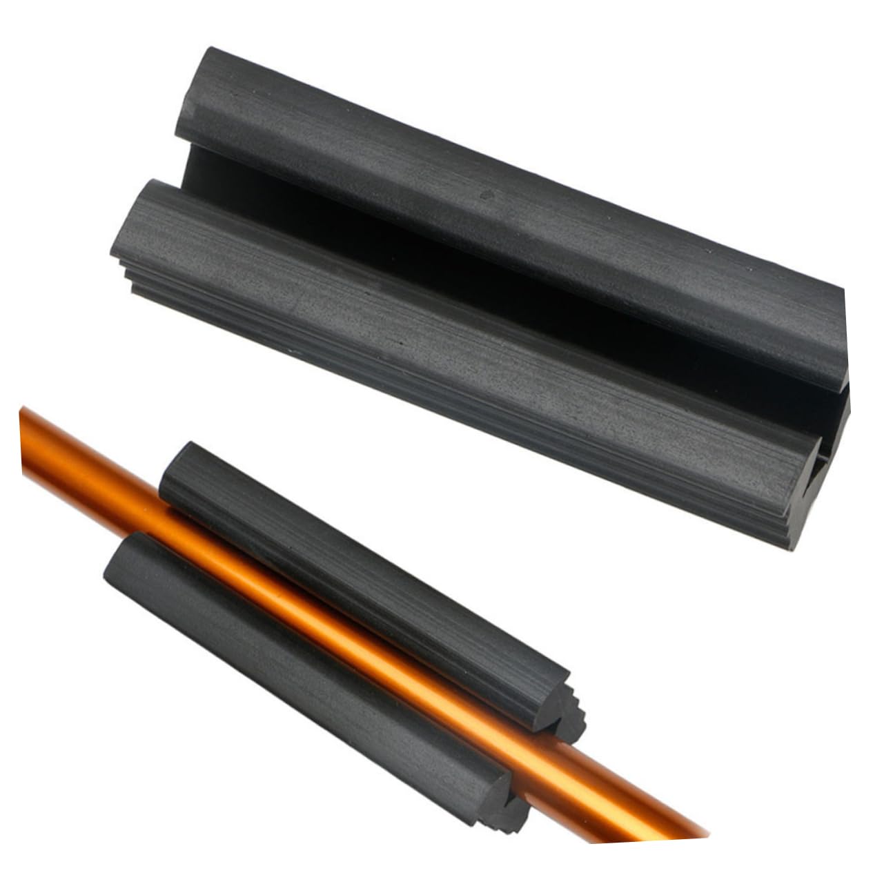 HANABASS Versatile Golf Club Clamp Kit 3pcs Rubber Clamp for Shafts Comfortable to Hold Removal Tool for Golfing