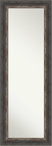 Miniatura 9 de Amanti Art Espejo de pared para puerta, espejo de longitud completa (53.5 x 19.5 pulgadas), espejo de cuerpo completo con tablones rústicos de Char