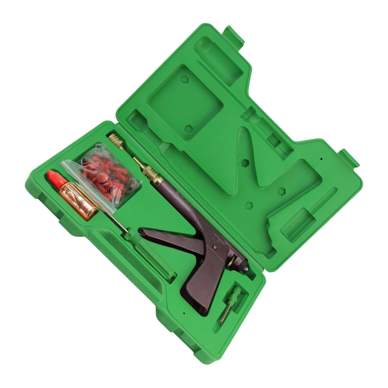 Kit Reparación Neumáticos Moto Válvula de Vacío del Compresor | Kit de Reparación de Neumáticos para Coche Inflador para Carretera ATV Camión Tractor Cortacésped Moto de