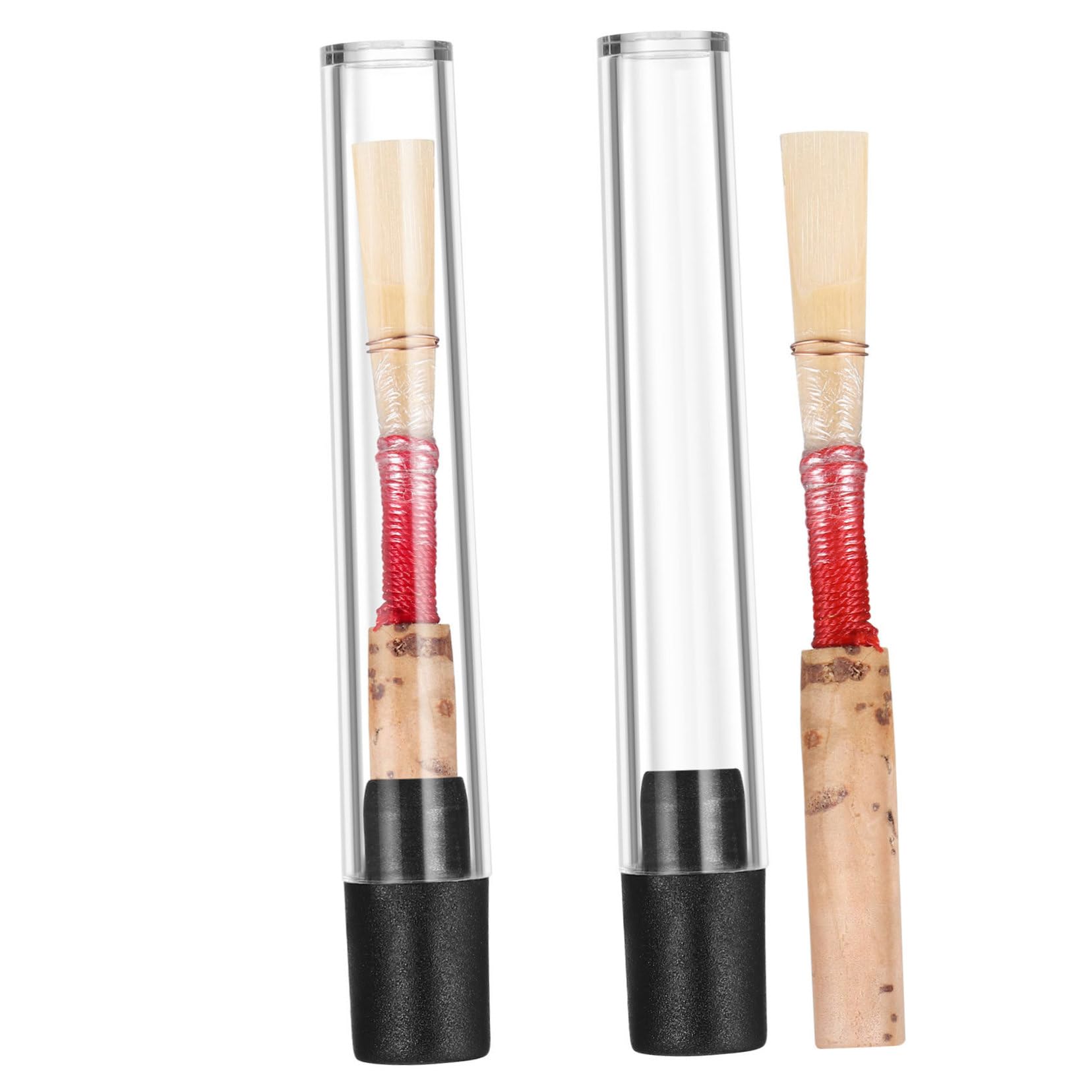 Yardwe 2pcs Oboe Oboe Cork Beginners Tube Oboe Woodwind Instrument Oboe Whistle Musical Instrument Part Oboe Double Oboe Instrument Oboe Parts Key Double Oboe Slices