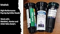 Vista 3 de Modtek - Cabezales emergentes de repuesto para aspersor RainBird, Hunter y Orbit, 5, 6AN