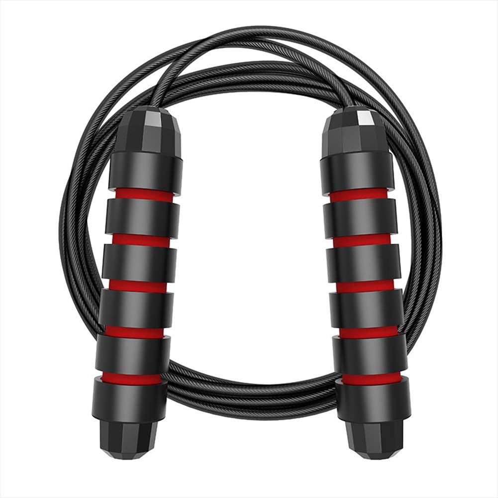 Xsesong Jump Rope Tangle-Free with Ball Bearings Rapid Speed Skipping Rope Cable and Foam Handles Ideal for Aerobic Exercises Like Speed Training Endurance Training and Fitness Gym