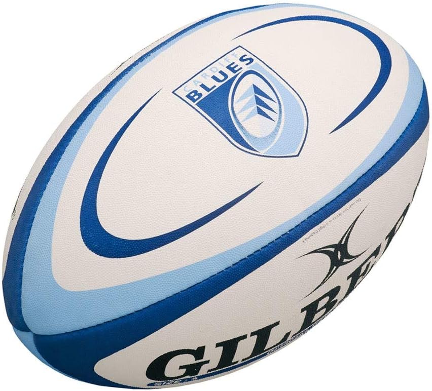 GILBERT Cardiff Blues Replica Mini Rugby Ball , Mini