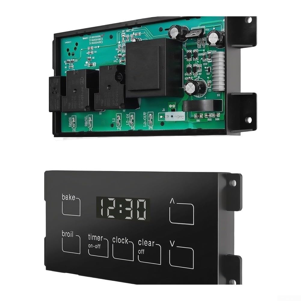 Eingebauter Backofen-Timer für Electrolux 316455420 AP3960228 PS1528269 Kochuhr-Schalter-Steuerplatine aus Metall, 25 cm