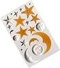 Silicone Chocolate Mould Bar Moulds, Star Ice Cube Tray, Chocolate Bar 3D Moon and Star Cake Fondant Silicone Mold, Reusable Polymer Clay Molds for DIY Baking Candy Ice Cube Jelly Cake Decorations