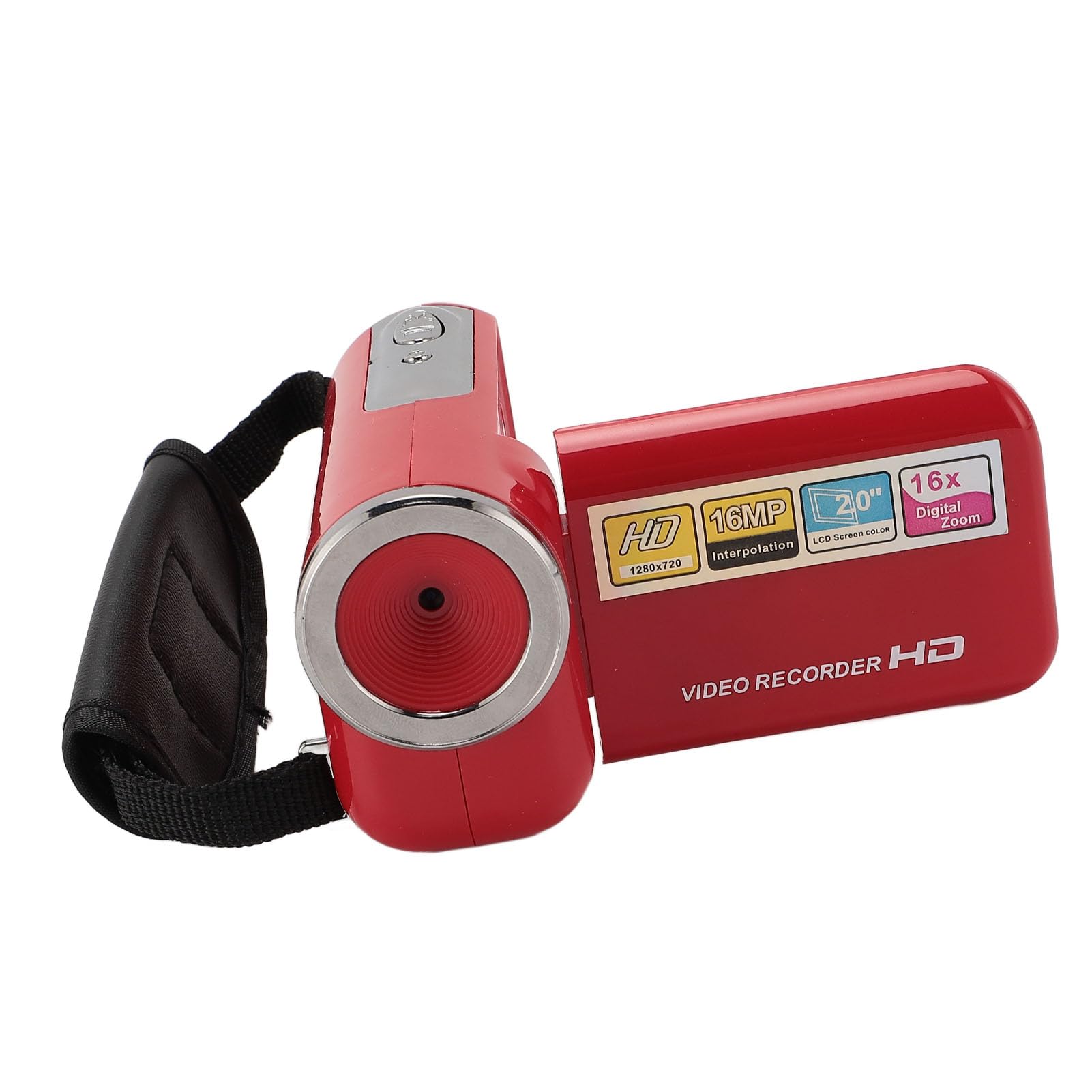 Digital Video Recorder, Portable DV Camcorder with 16MP 16X Digital Zoom, Lightweight and Versatile for Travel (128GB)