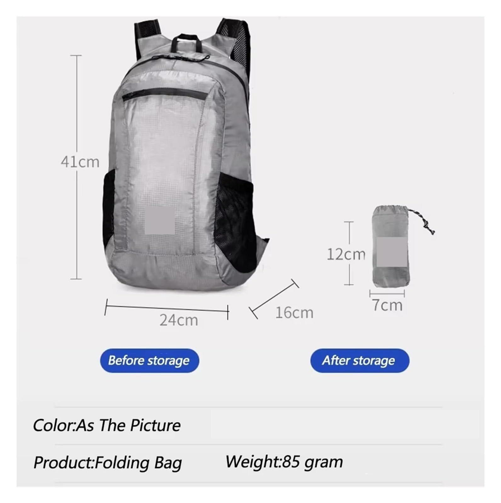 Moto Paraurti Borsa per Super per Tenere 700 1200 per Tenere per TENERE1200 Borsa da Sella per Motocicletta Impermeabile, Piccola, Pieghevole, con Zaino Portaoggetti(Tenere700 Black)