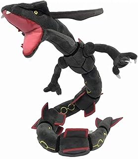 Rayquaza Plush- Rayquaza Pelúcia - 81 cm - Preto