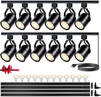 Bravsekai 6 LumièRes Kit Complet Rail Spot Led Ferreux 6000K,Avec Extra Bravsekai 6 LumièRes Kit Complet Rail Spot Led Ferreux 6000K,Avec Extra