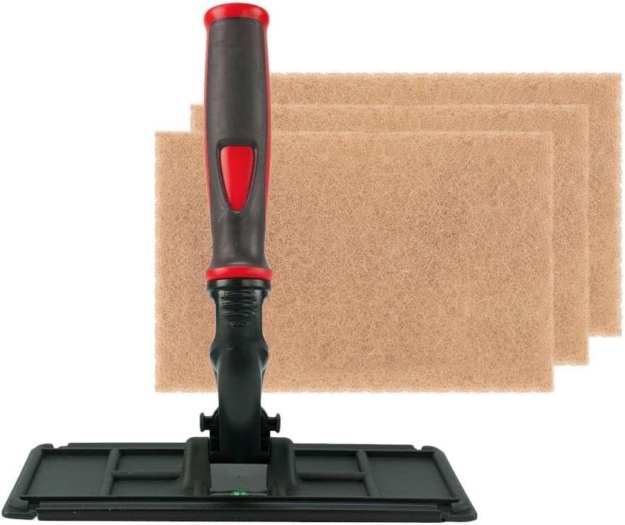 Xero Green Techno Pad Window Cleaning Kit with Walnut Scrub Pads
