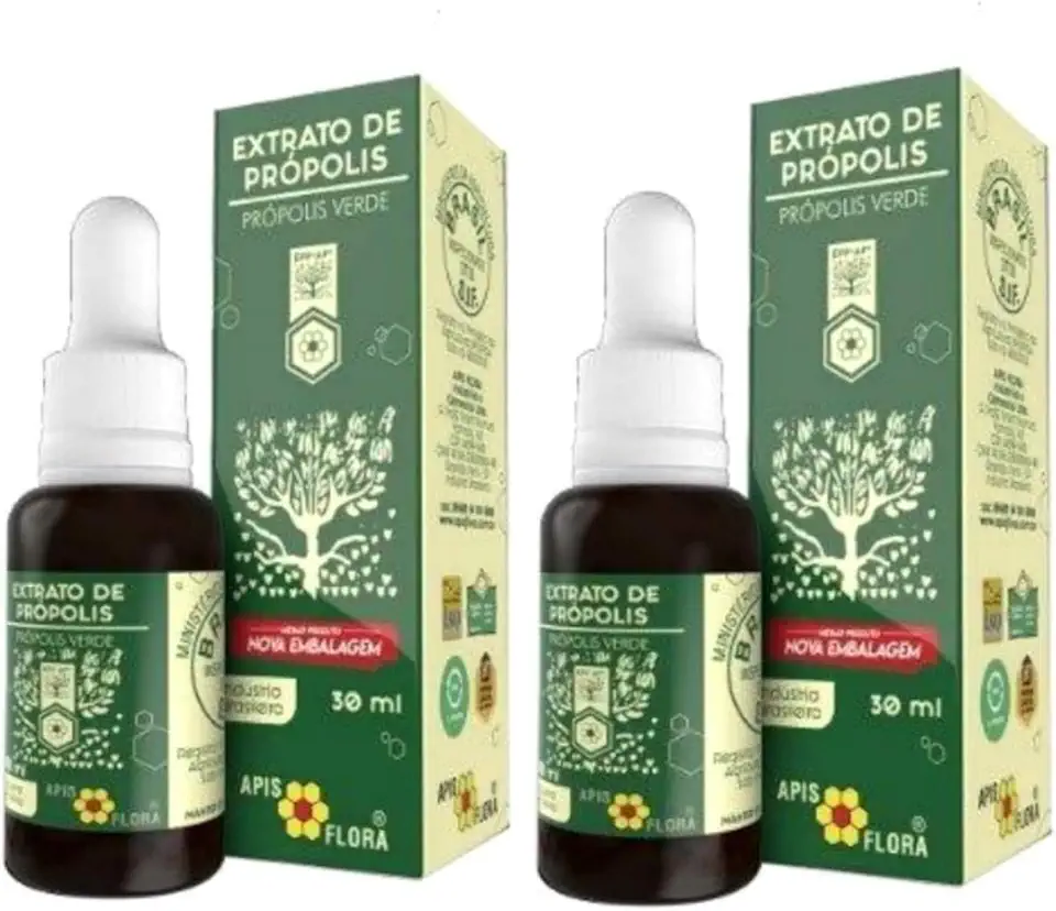 Kit 2 Unidades Extrato De Própolis Verde 30ml - Apis Flora