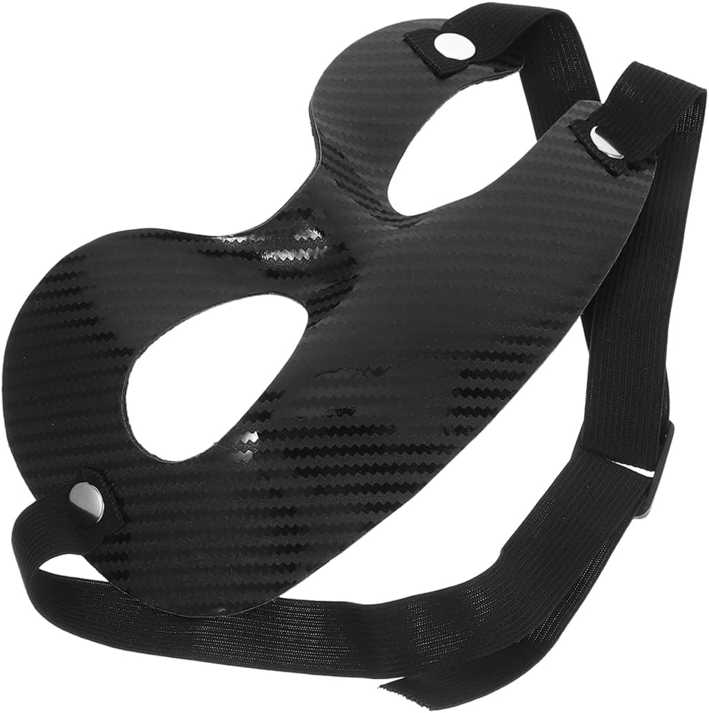 Milisten Lightweight Half Face Mask for Sports Impact Resistant Nose Guard for Basketball Soccer Rugby Breathable Ventilated Design for Enhanced Comfort Collision Defense