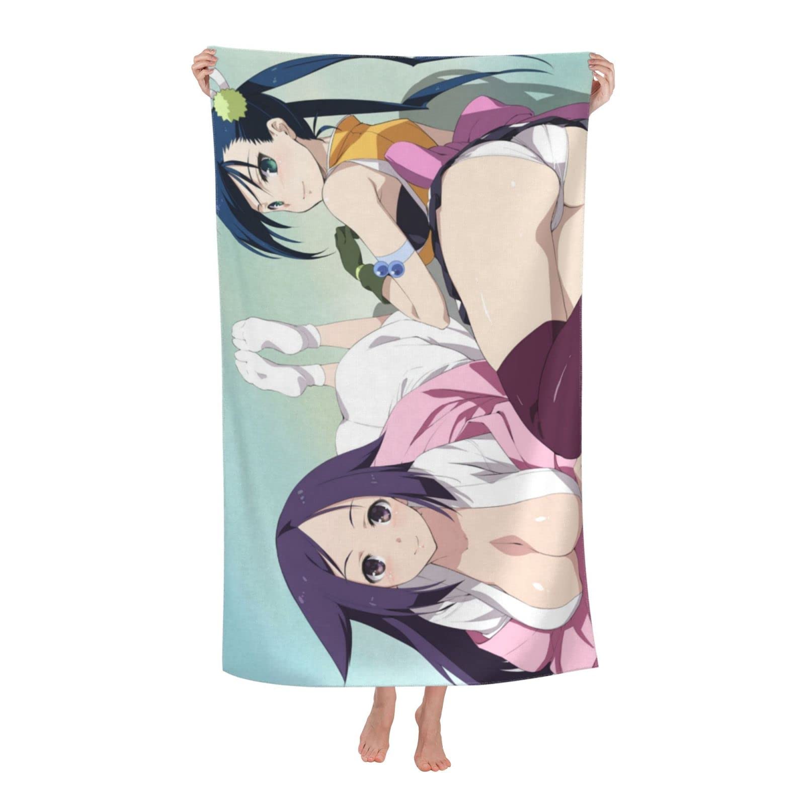 Amazon｜バスタオル ムシブギョー 火鉢 お春 アニメ柄【100