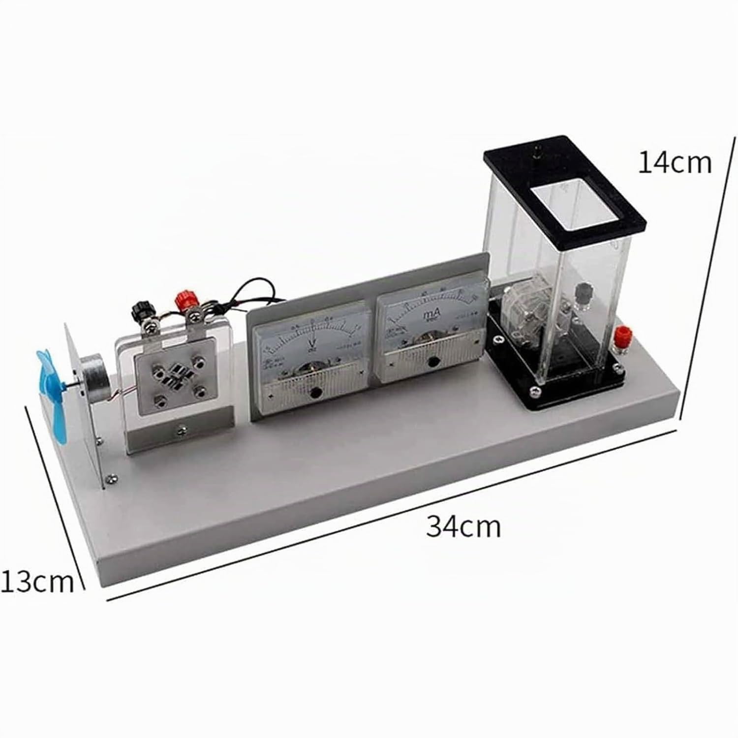 Cella a combustibile a idrogeno reversibile ed elettrolizzatore Esperimento di fisica ed elettricità Kit generatore di idrogeno e ossigeno Attrezzatura didattica Cella a combustibile a idrogeno