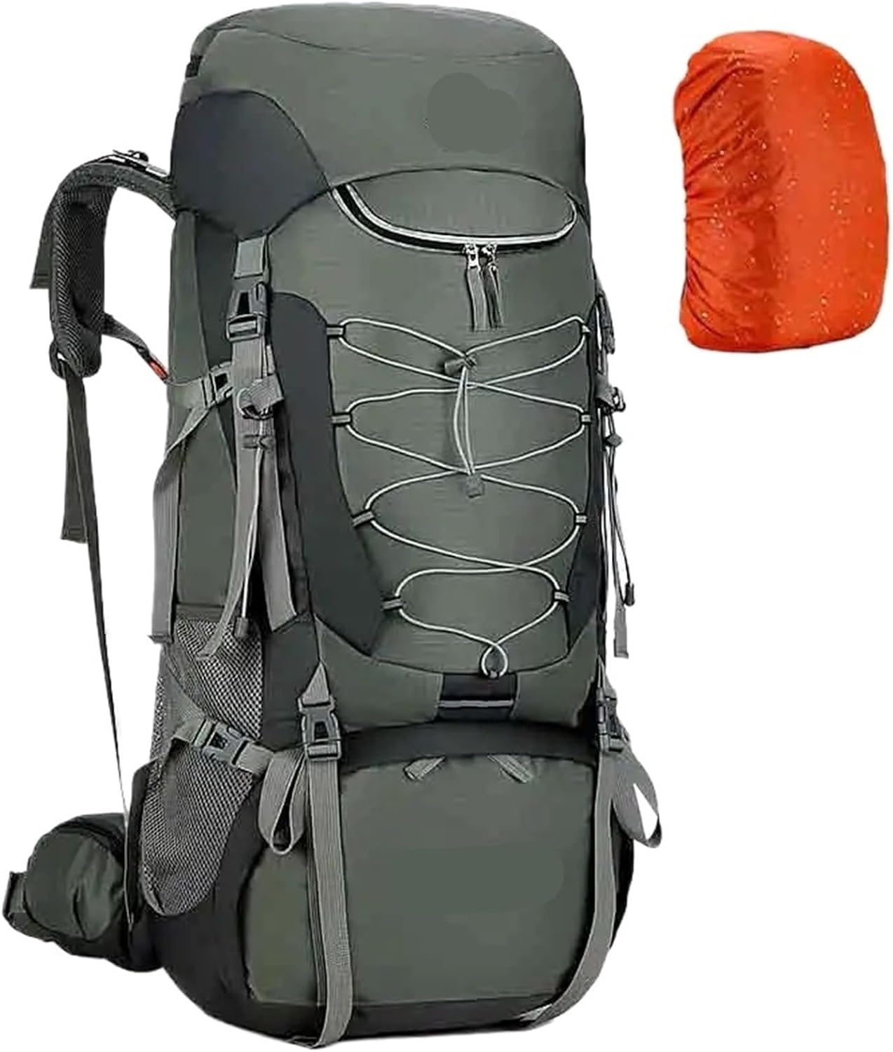 75L Camping Backpack With Rain Cover – Outdoor Rucksack For Trekking & Mountaineering