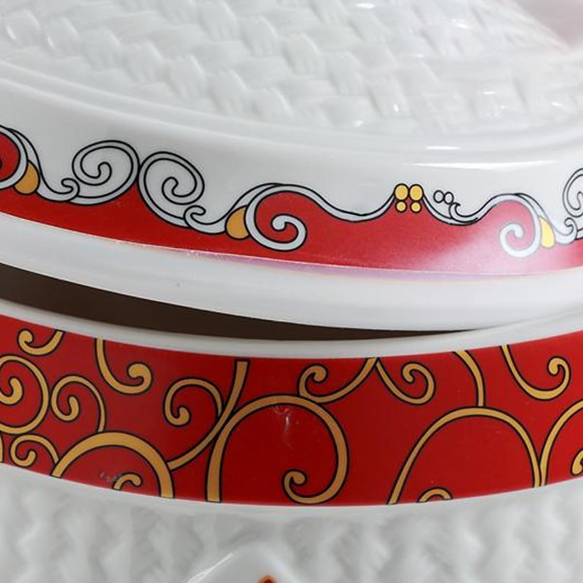 Recipiente para almacenar arroz, tarro para almacenar alimentos, balde de cerámica para arroz, recipiente sellado para arroz, recipiente para cereales y arroz con tapa, 2,5 kg/4 kg/5 kg/7,5 kg/1