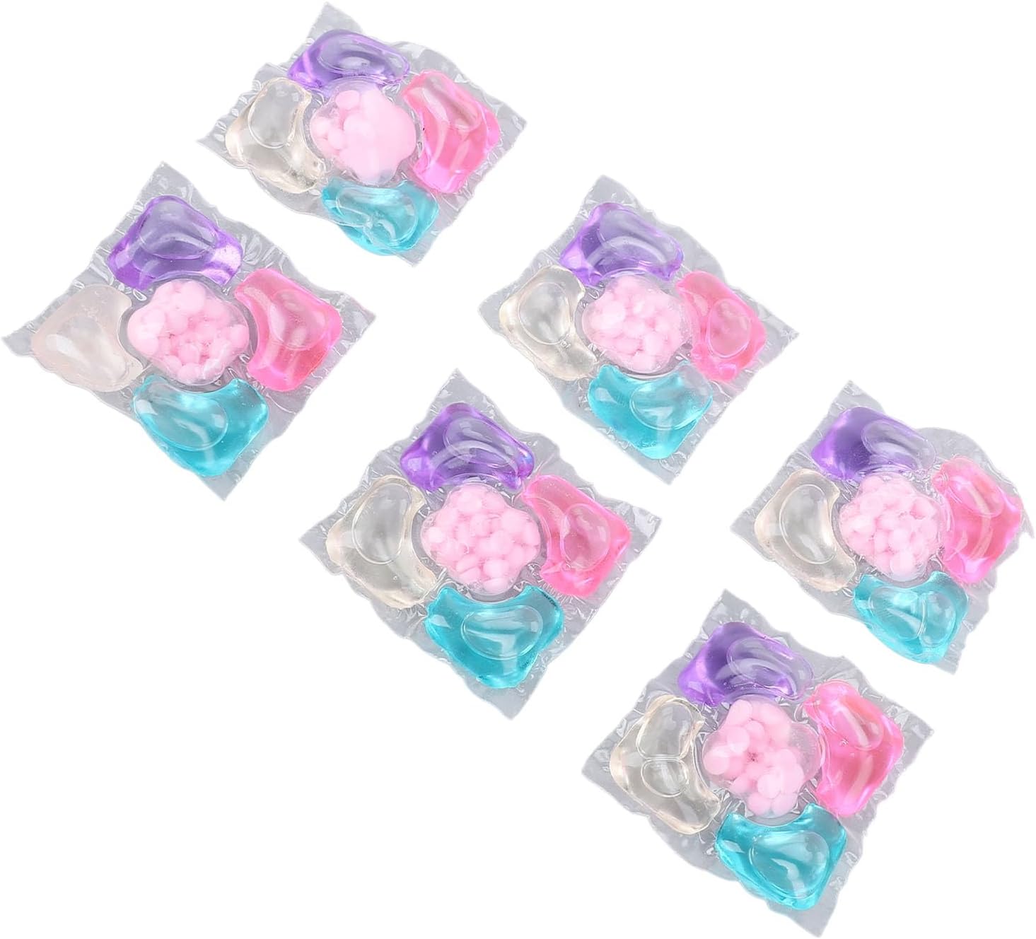 ZJchao 5 in 1 Laundry Detergent Pods with Elegant Floral Fragrance Gentle Cleaning for Wash Machine image 2