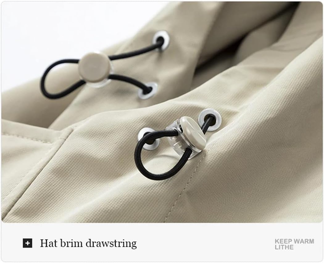 Men's Waterproof Jacket Hoodies Coat Streetwear Outdoor Travel Climbing Outerwear Anti-Wind Jacket