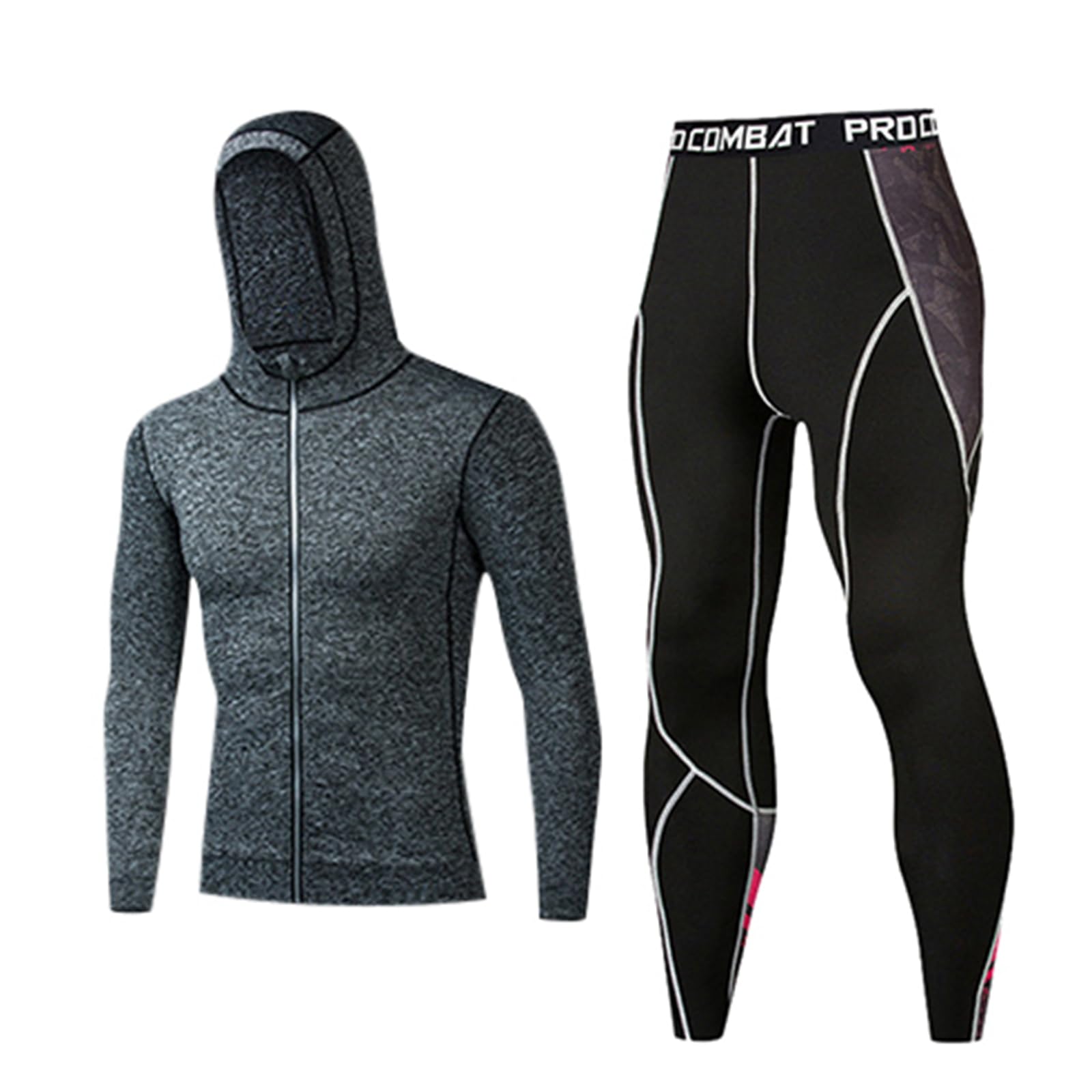 Legging squelette masculins et survêtement coton contre le froid - 8