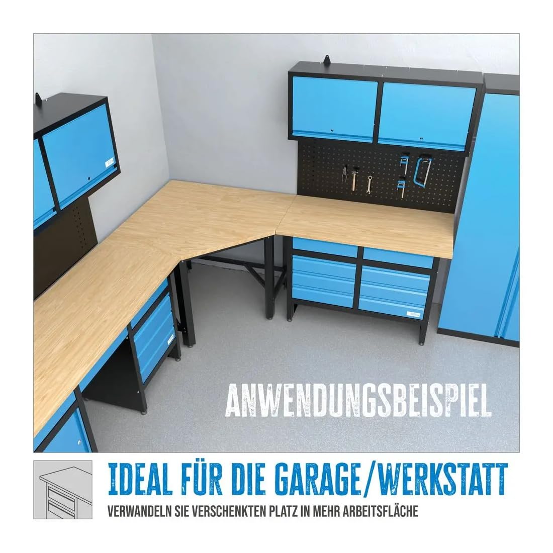 Güde Module d'angle pour établi GW 600E Eco Line Max. 200 kg